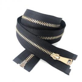 Metal zipper