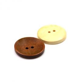 Wood button